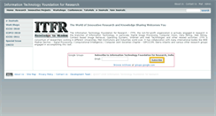 Desktop Screenshot of itfrindia.org