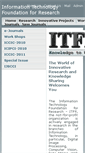 Mobile Screenshot of itfrindia.org